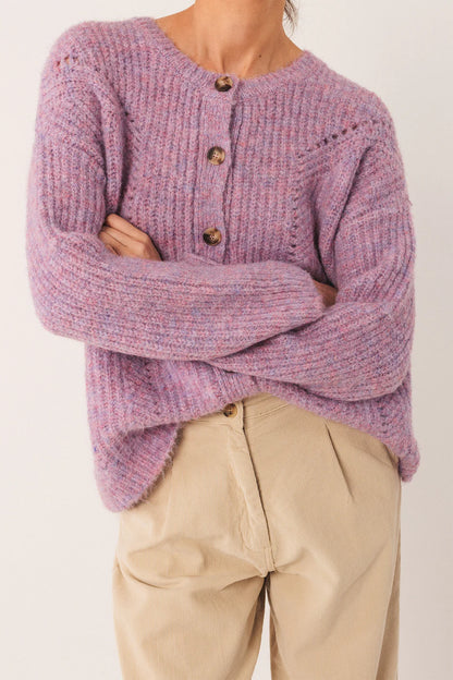 MAUVE CARDIGAN