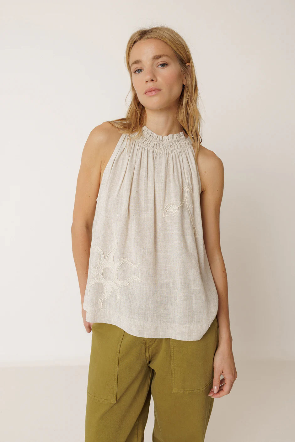 Halter Top Off White