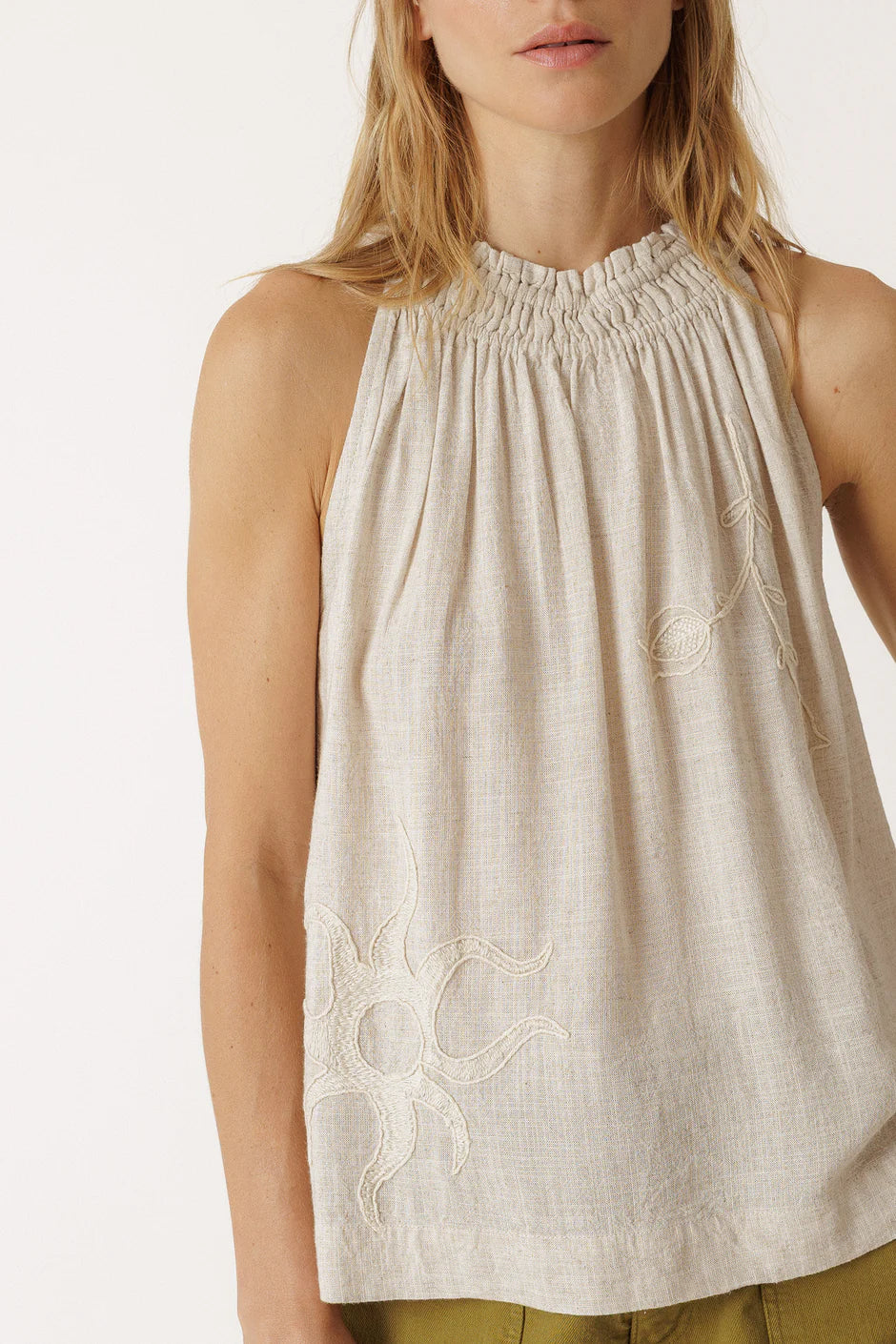 Halter Top Off White