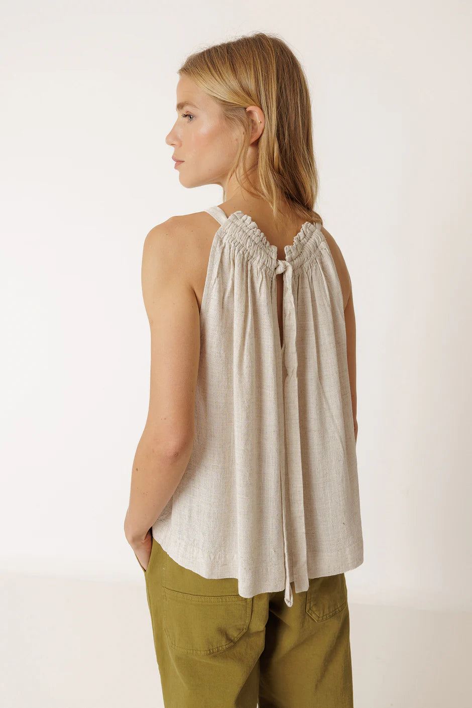 Halter Top Off White