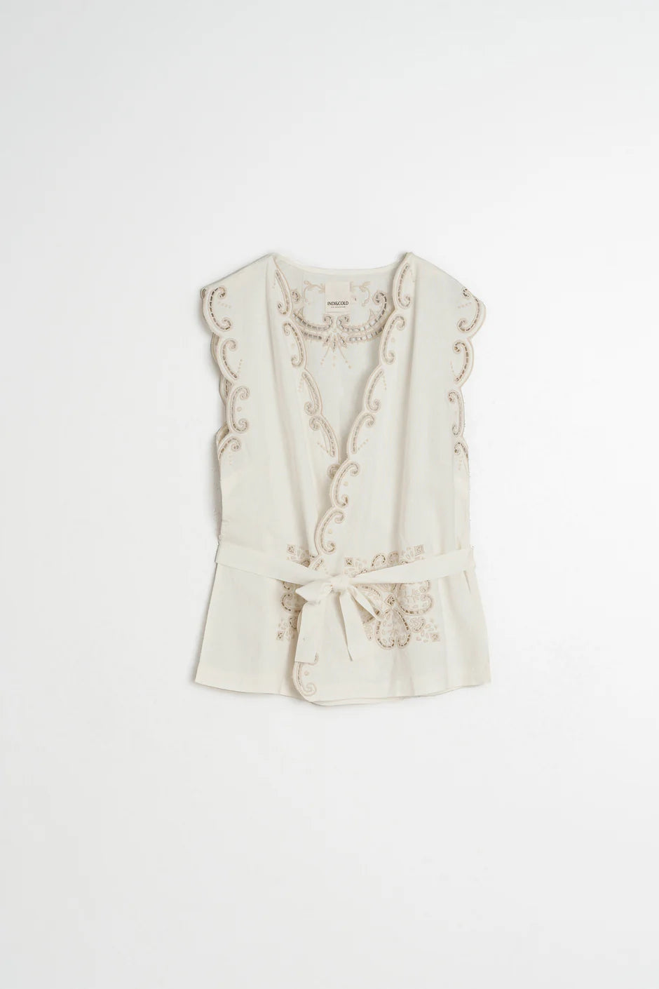Floral Top Off White
