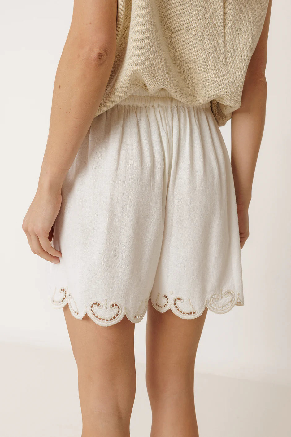 Floral Shorts Off White