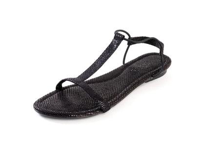 WILD LIZARD SANDALS BLACK