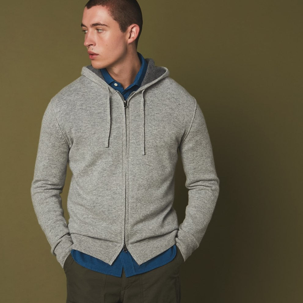 WOOL CASHMERE HOODY