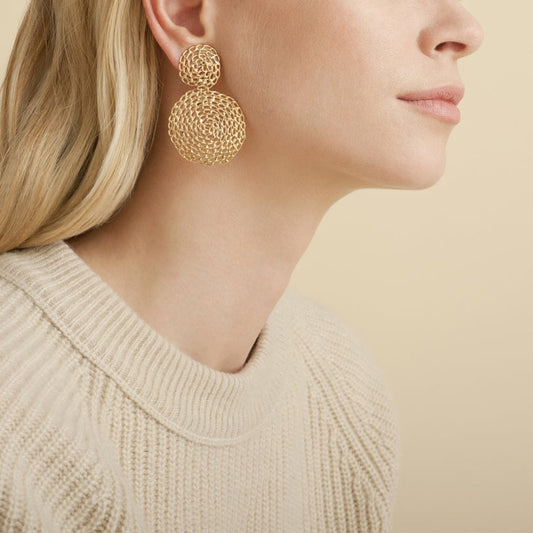 ONDE GOURMETTE EARRINGS PETITE MODEL